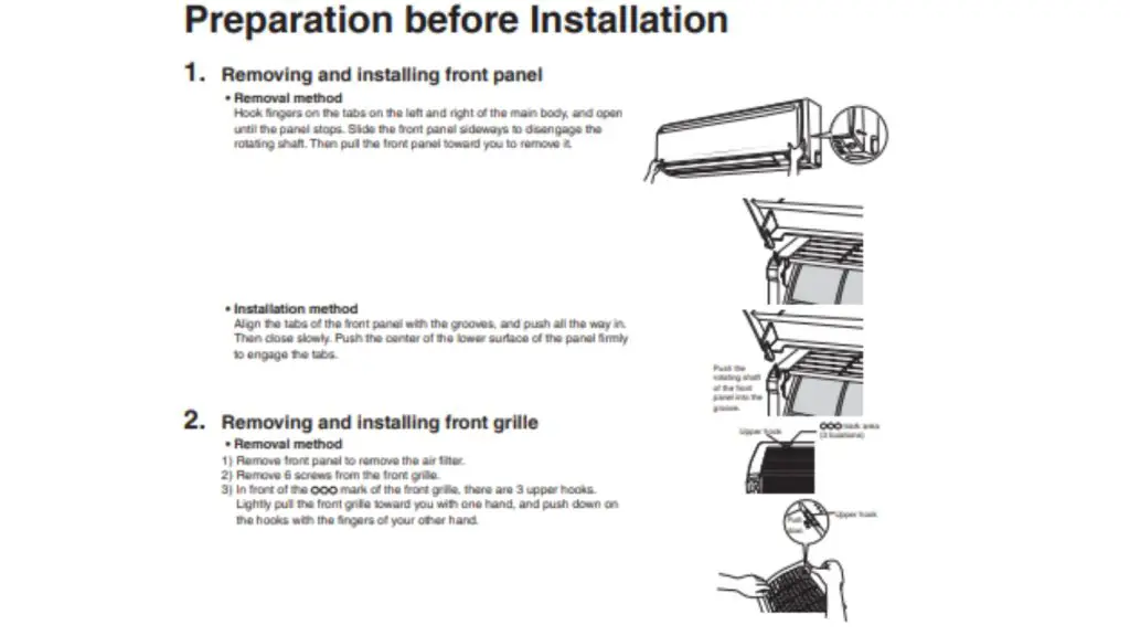 Daikin AC Unit Install Guide