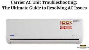 carrier ac troubleshooting