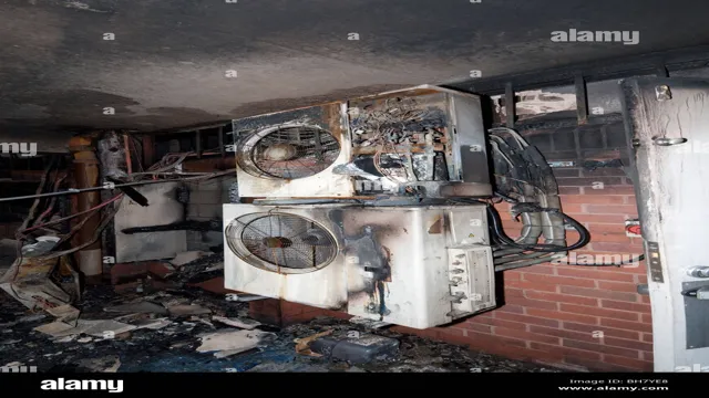 can a ac unit catch on fire