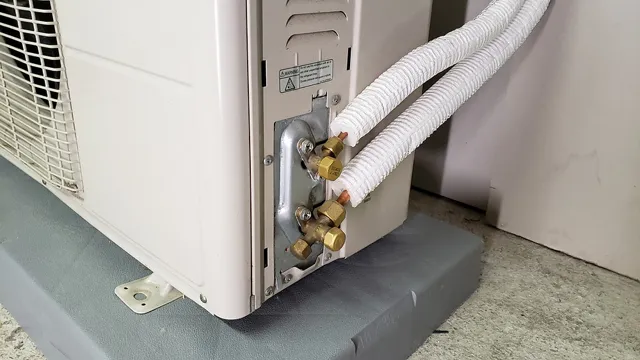 high pressure ac line leak