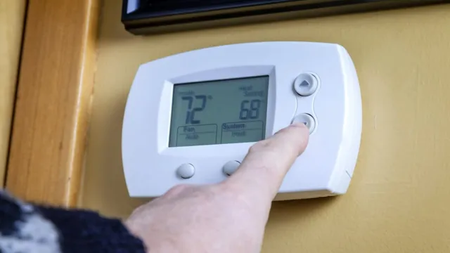 honeywell thermostat won't go below 70