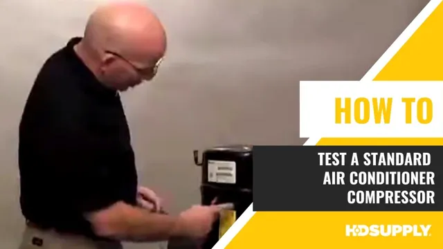 how to test air conditioner compressor