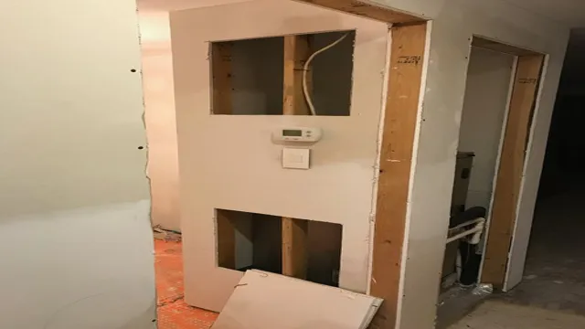 hvac closet in apartment