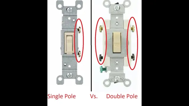 single pole contactor vs double pole