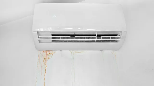 what causes ac vent to drip water