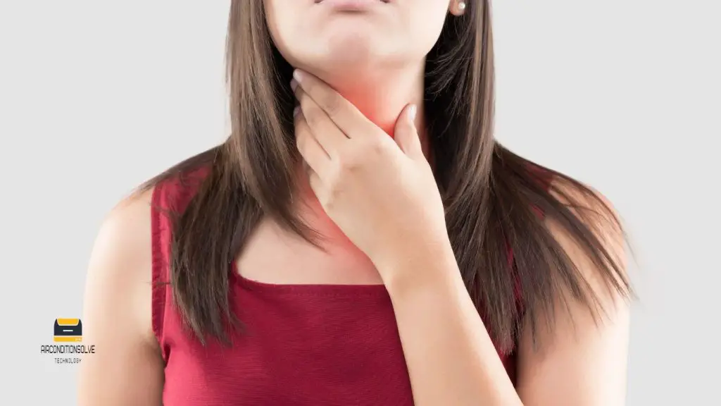 can air conditioning cause sore throat