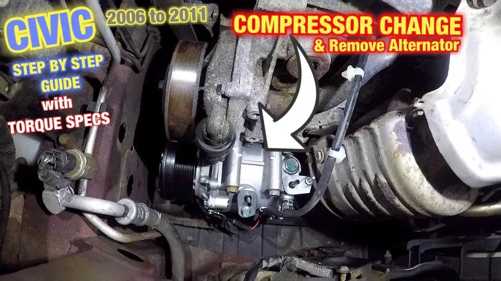 Change Ac Compressor Honda Civic