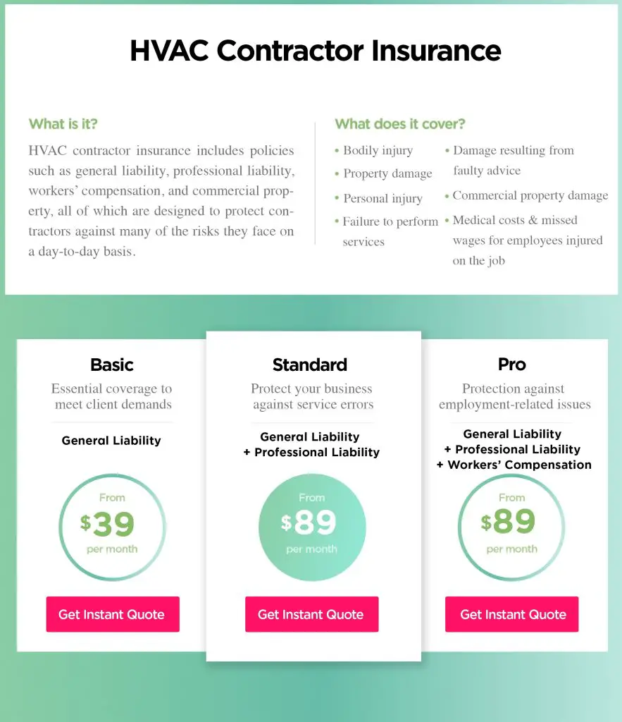 Hvac Liability Insurance