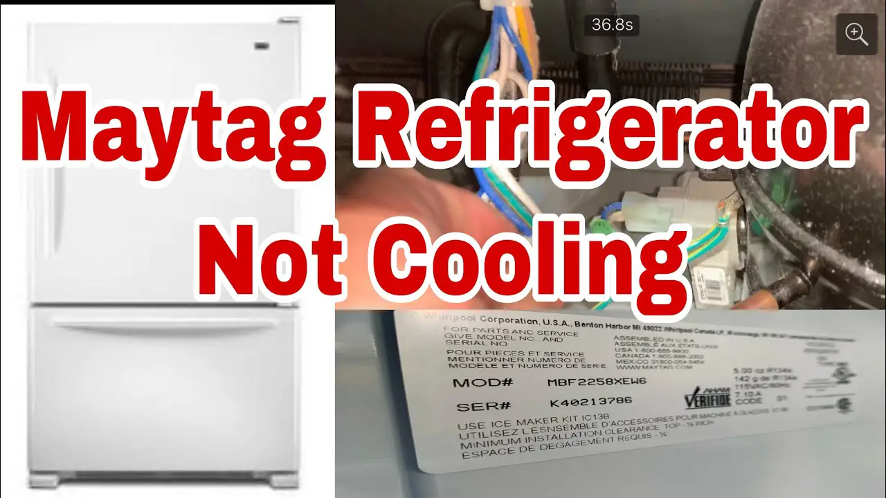 Maytag Refrigerator is Not Cooling