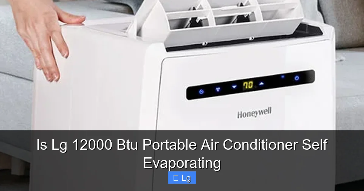 Is Lg 12000 Btu Portable Air Conditioner Self Evaporating