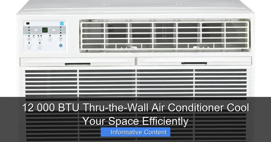 12 000 BTU Thru-the-Wall Air Conditioner Cool Your Space Efficiently