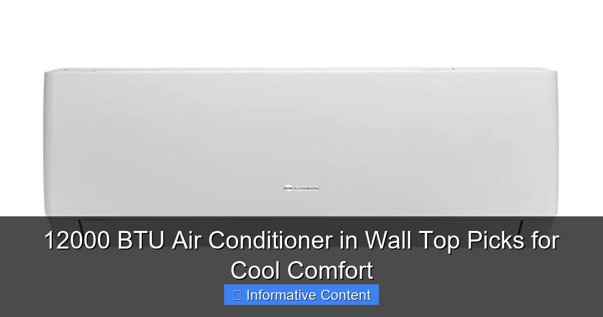 12000 BTU Air Conditioner in Wall Top Picks for Cool Comfort