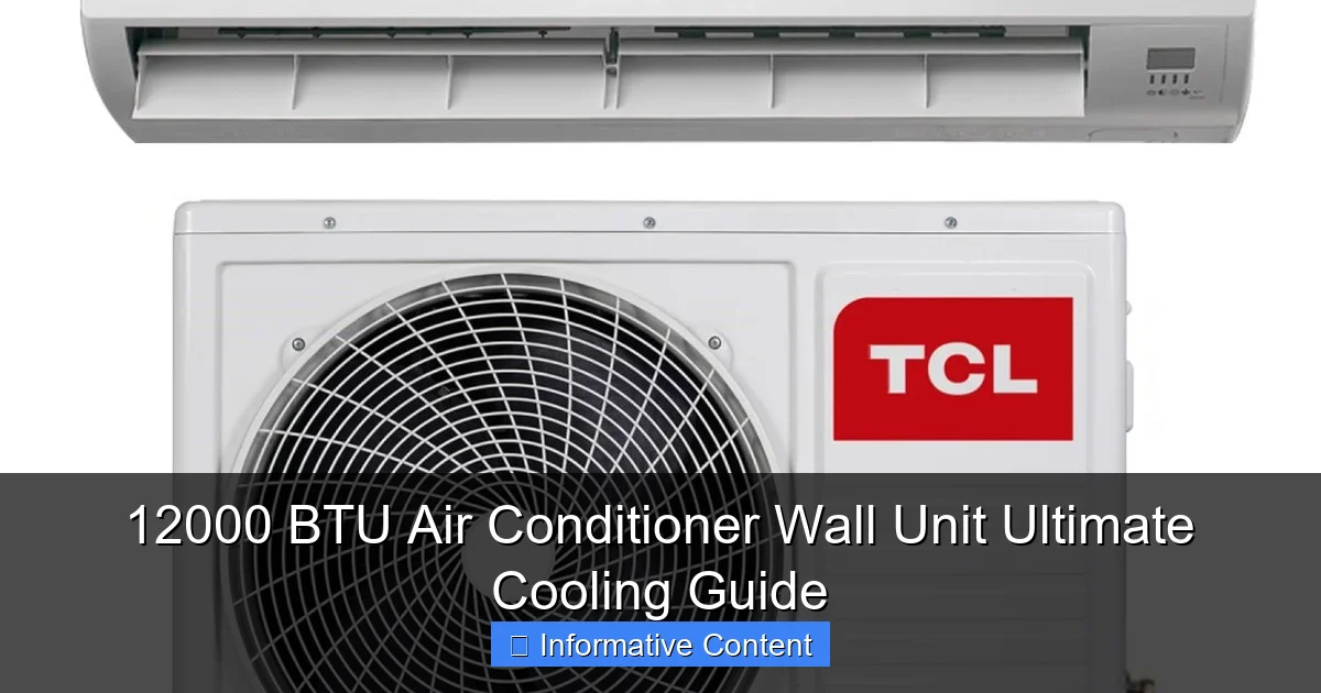 12000 BTU Air Conditioner Wall Unit Ultimate Cooling Guide