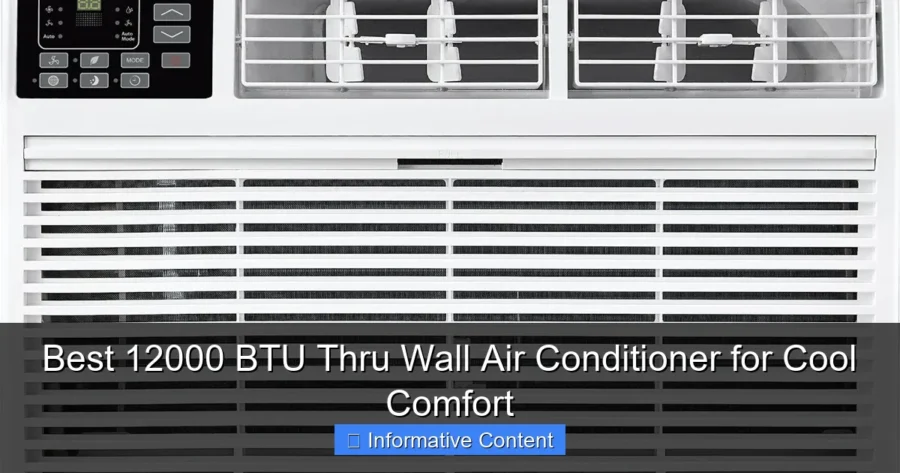 Best 12000 BTU Thru Wall Air Conditioner for Cool Comfort