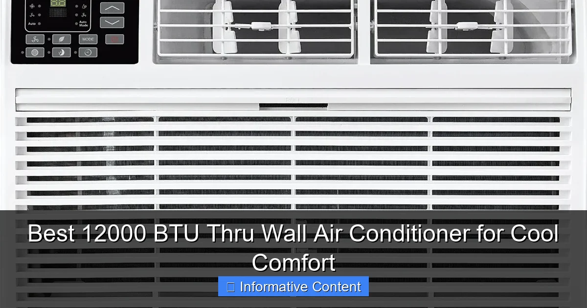 Best 12000 BTU Thru Wall Air Conditioner for Cool Comfort