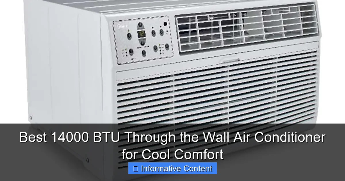 Best 14000 BTU Through the Wall Air Conditioner for Cool Comfort