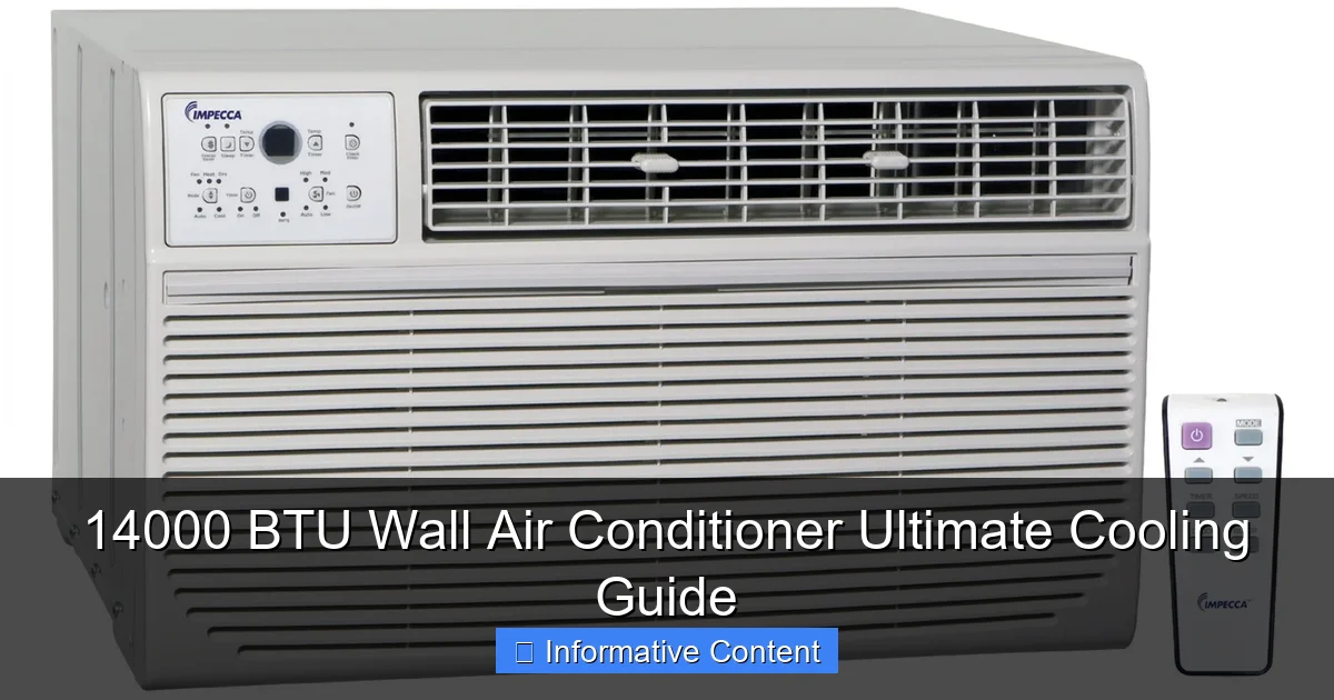 14000 BTU Wall Air Conditioner Ultimate Cooling Guide