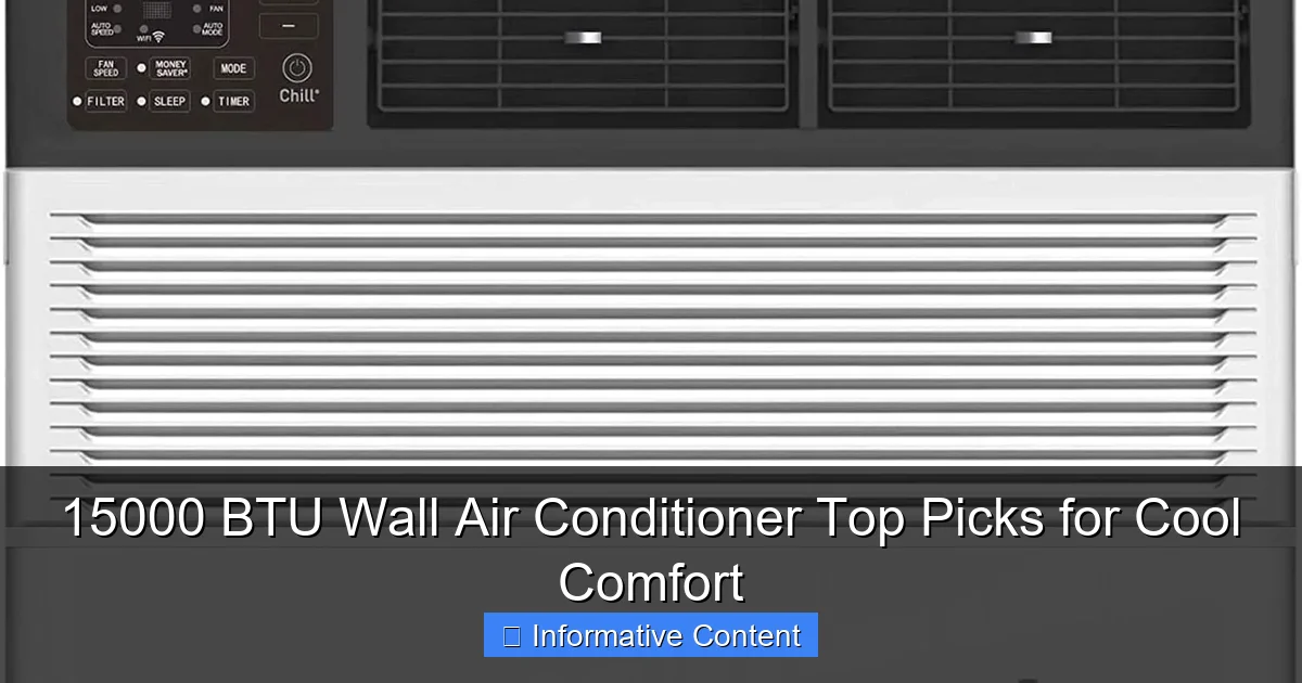 15000 BTU Wall Air Conditioner Top Picks for Cool Comfort