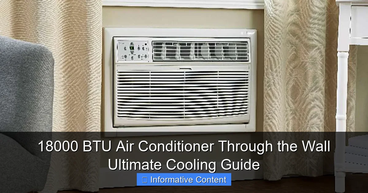 18000 BTU Air Conditioner Through the Wall Ultimate Cooling Guide