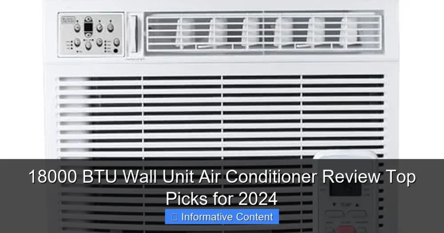 18000 BTU Wall Unit Air Conditioner Review Top Picks for 2024