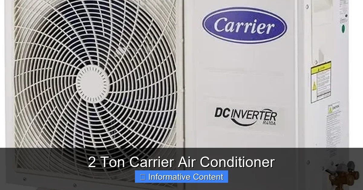 2 Ton Carrier Air Conditioner