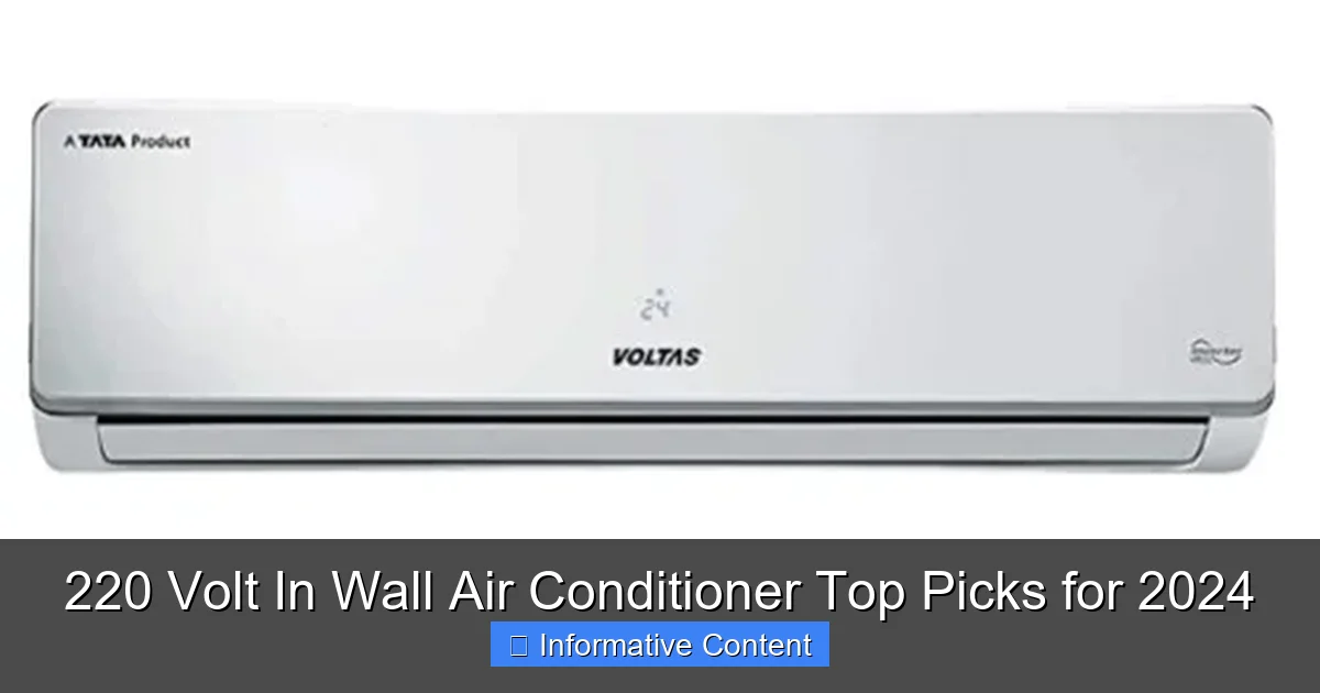 220 Volt In Wall Air Conditioner Top Picks for 2024