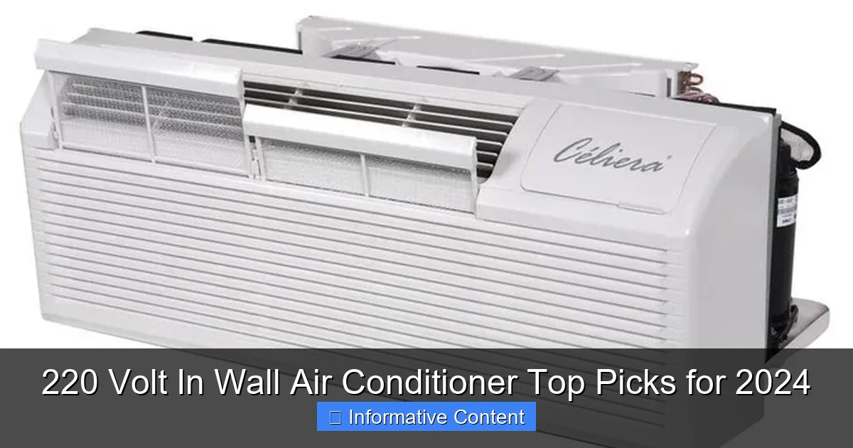 220 Volt In Wall Air Conditioner Top Picks for 2024