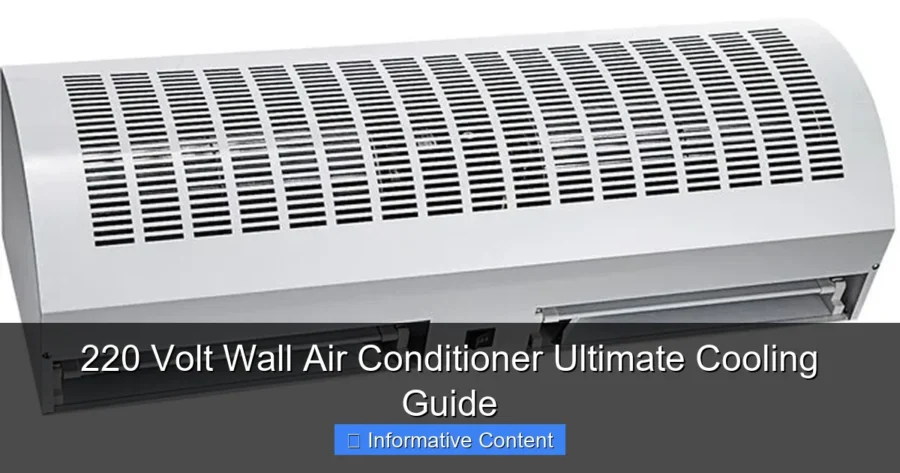 220 Volt Wall Air Conditioner Ultimate Cooling Guide