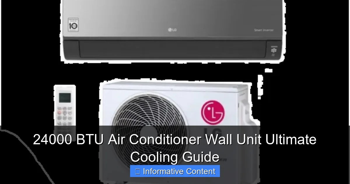 24000 BTU Air Conditioner Wall Unit Ultimate Cooling Guide