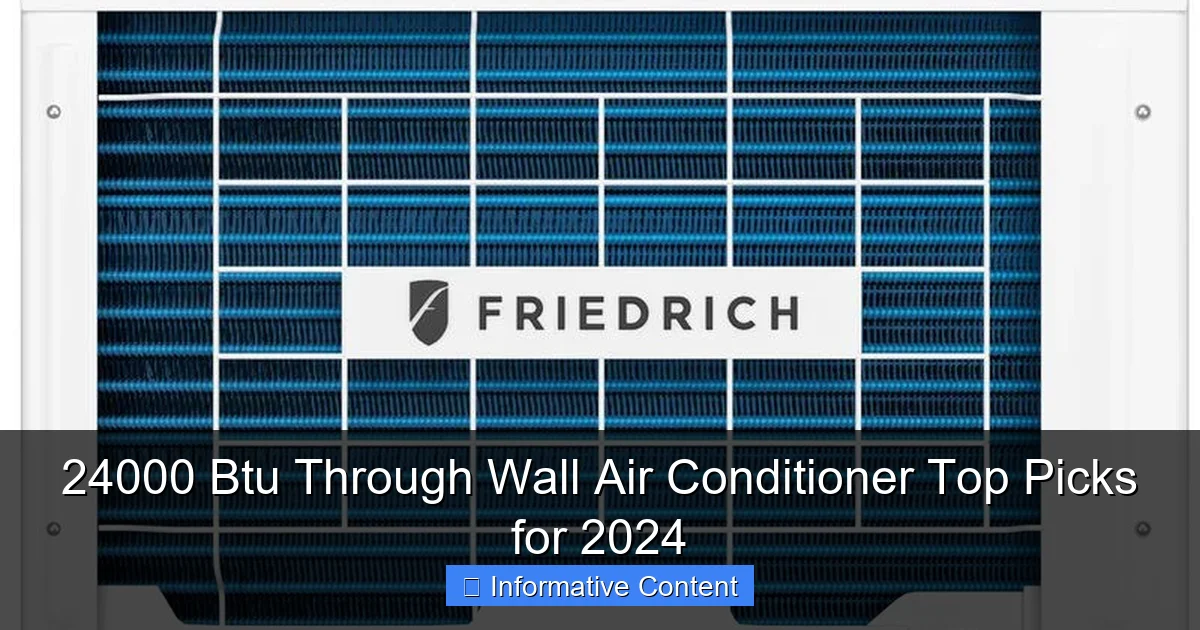 24000 Btu Through Wall Air Conditioner Top Picks for 2024