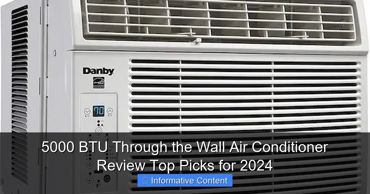5000 BTU Through the Wall Air Conditioner Review Top Picks for 2024