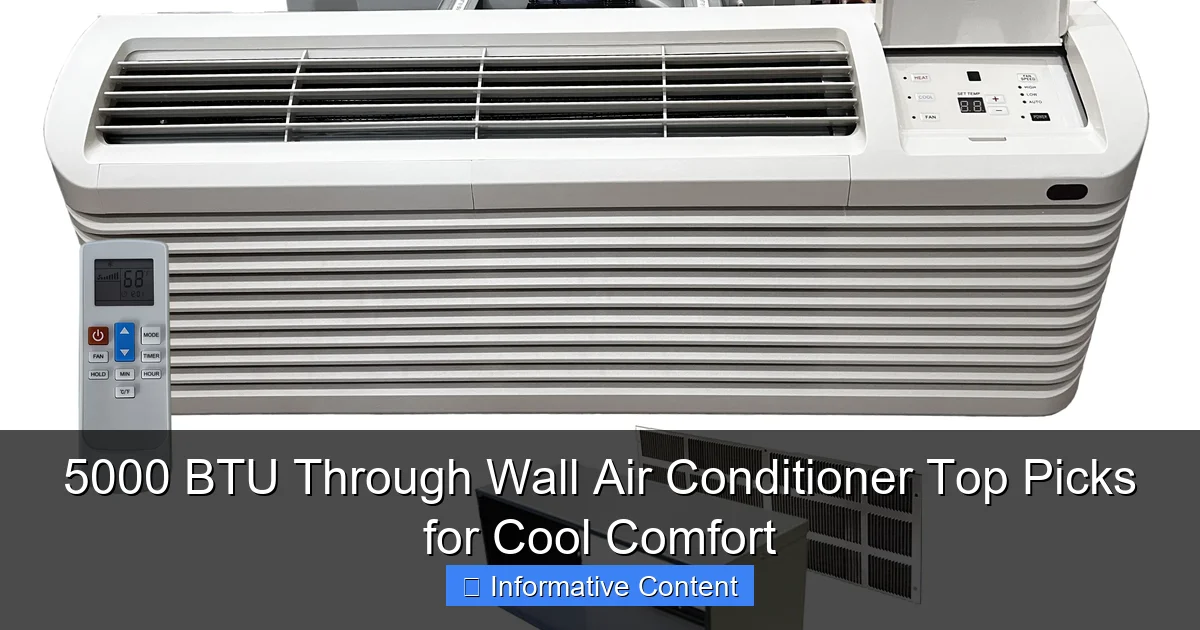 5000 BTU Through Wall Air Conditioner Top Picks for Cool Comfort