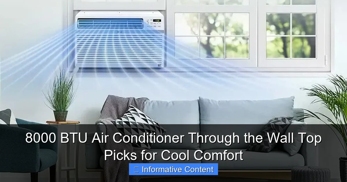 8000 BTU Air Conditioner Through the Wall Top Picks for Cool Comfort
