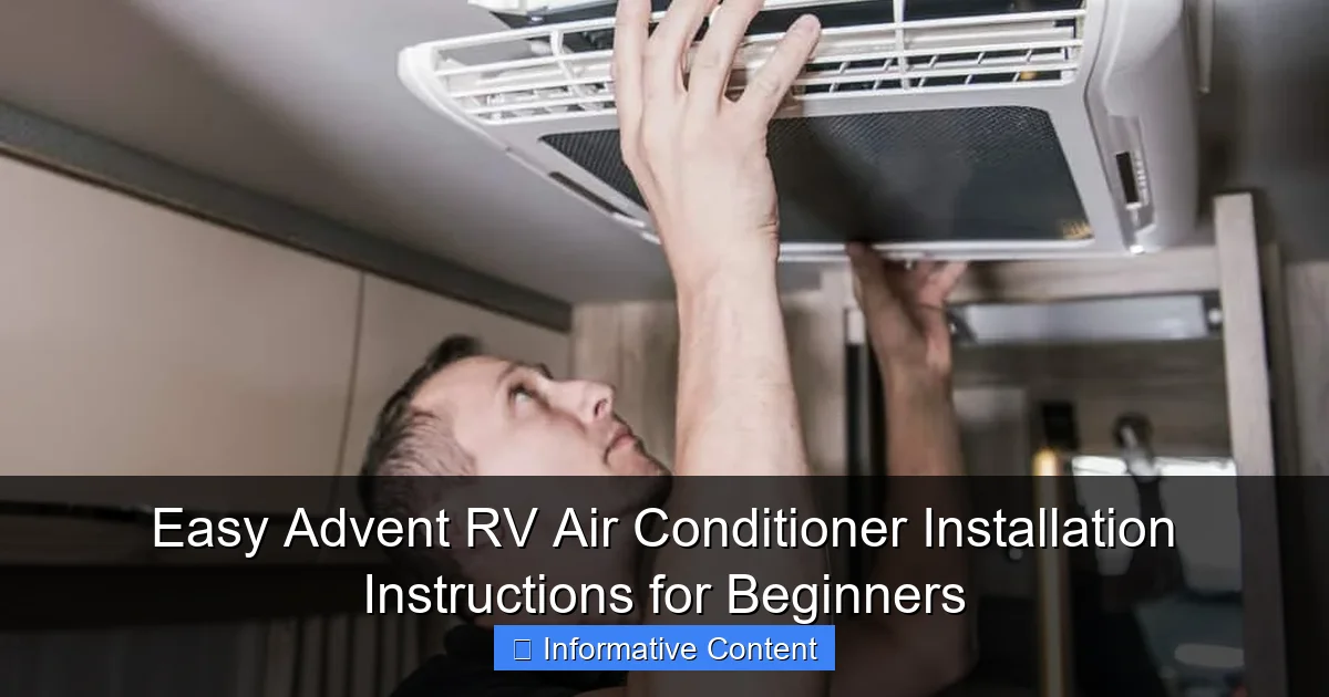 Easy Advent RV Air Conditioner Installation Instructions for Beginners