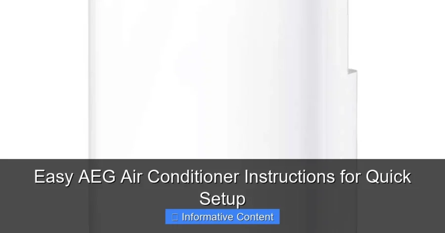 Easy AEG Air Conditioner Instructions for Quick Setup