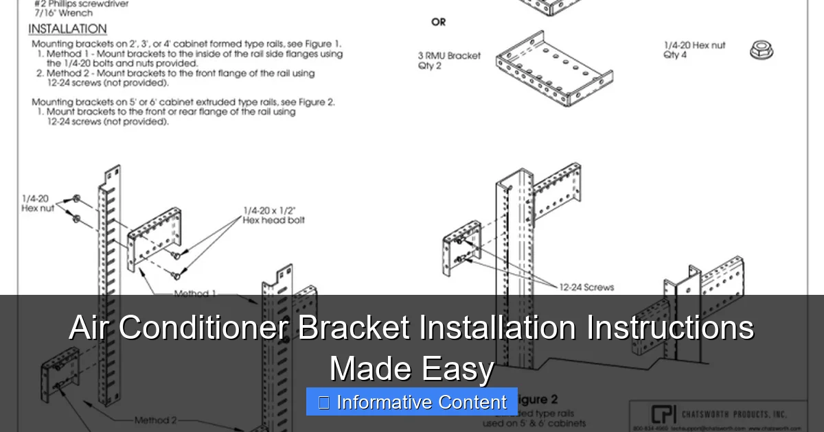 Air Conditioner Bracket Installation Instructions Made Easy
