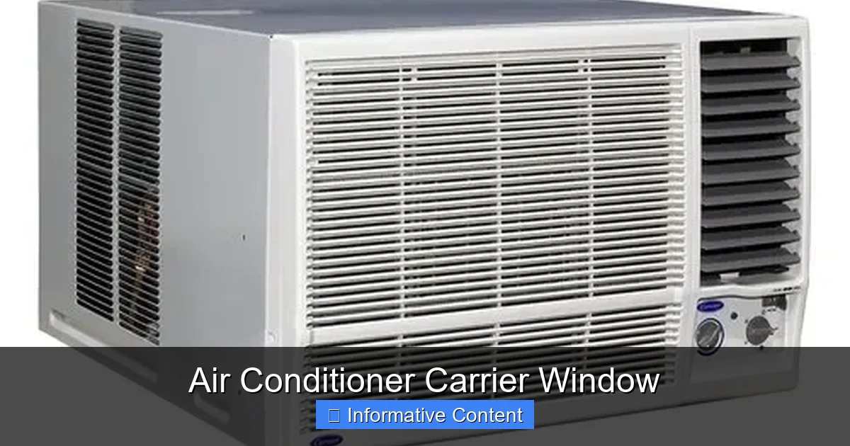 Air Conditioner Carrier Window