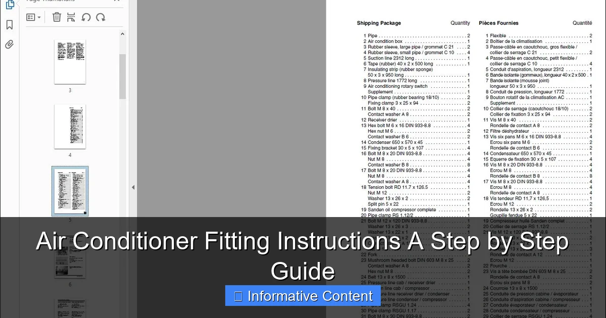 Air Conditioner Fitting Instructions A Step by Step Guide