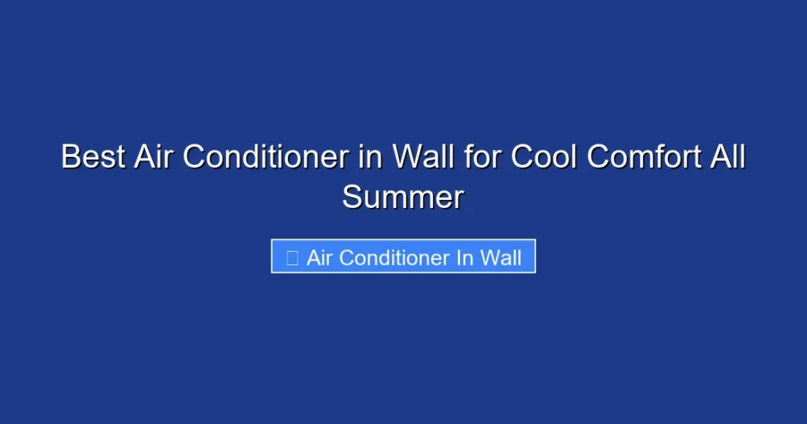 Best Air Conditioner in Wall for Cool Comfort All Summer
