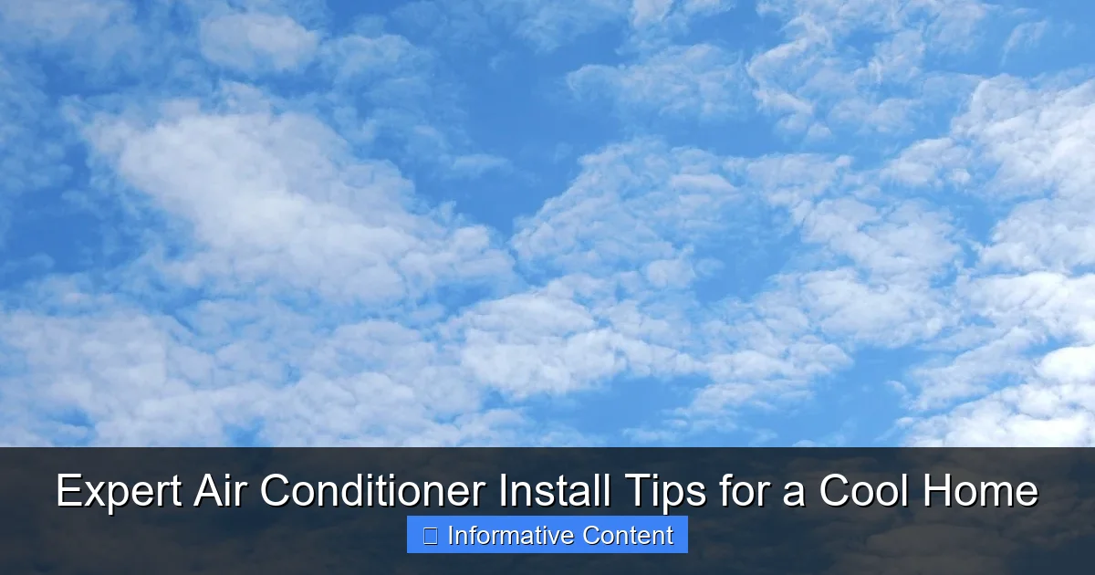 Expert Air Conditioner Install Tips for a Cool Home