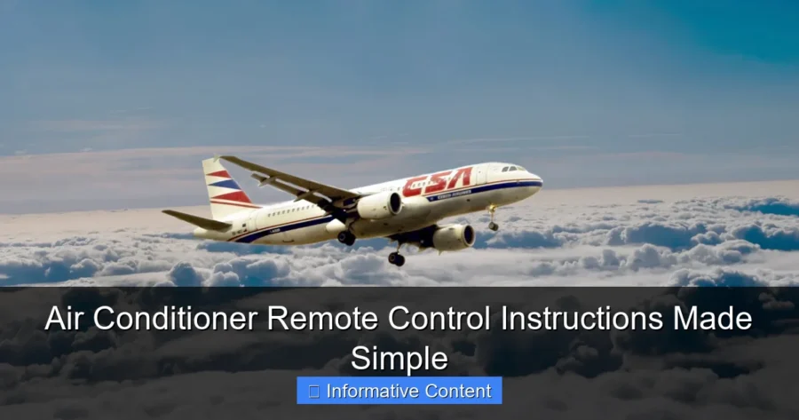 Air Conditioner Remote Control Instructions Made Simple