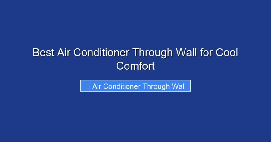 Best Air Conditioner Through Wall for Cool Comfort