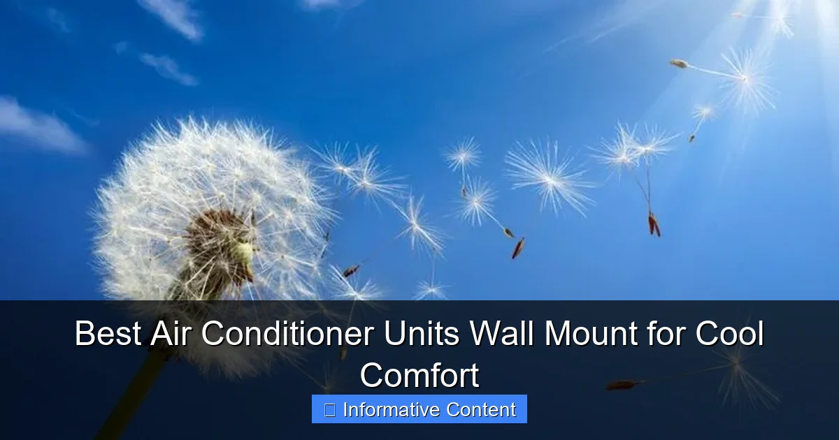 Best Air Conditioner Units Wall Mount for Cool Comfort