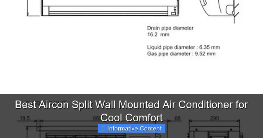 Best Aircon Split Wall Mounted Air Conditioner for Cool Comfort