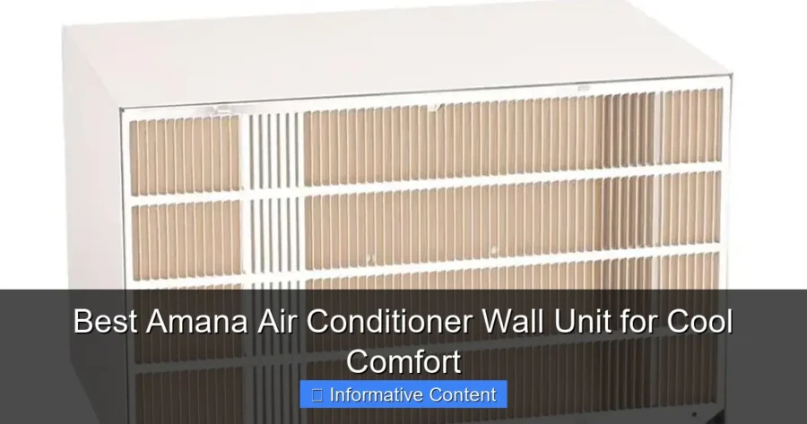 Best Amana Air Conditioner Wall Unit for Cool Comfort