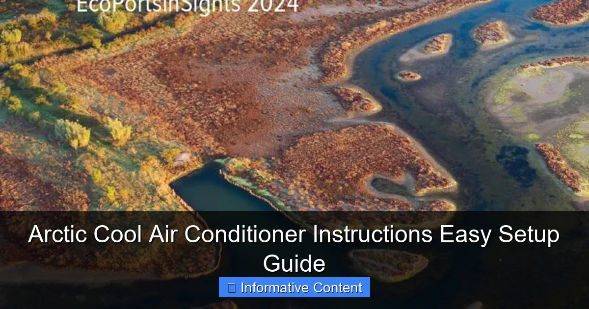 Arctic Cool Air Conditioner Instructions Easy Setup Guide