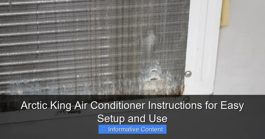 Arctic King Air Conditioner Instructions for Easy Setup and Use