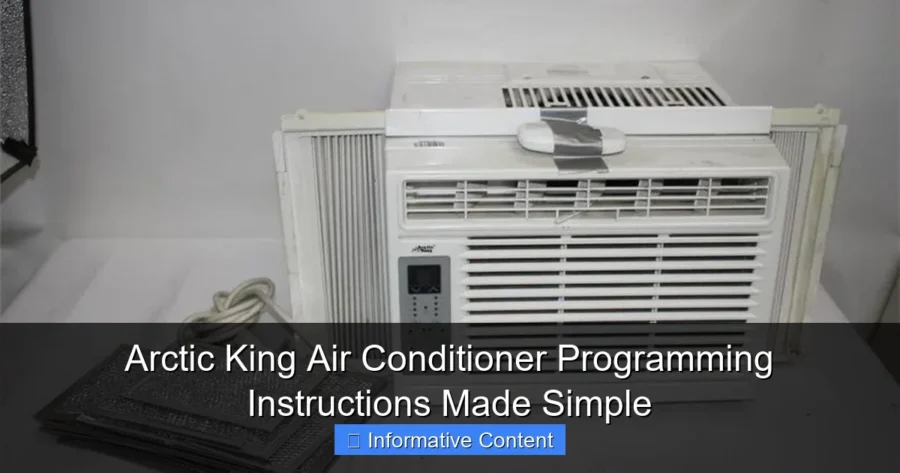 Arctic King Air Conditioner Programming Instructions Made Simple