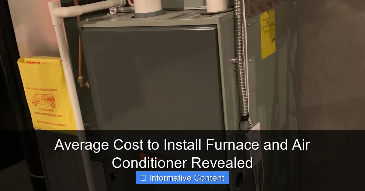 Average Cost to Install Furnace and Air Conditioner Revealed