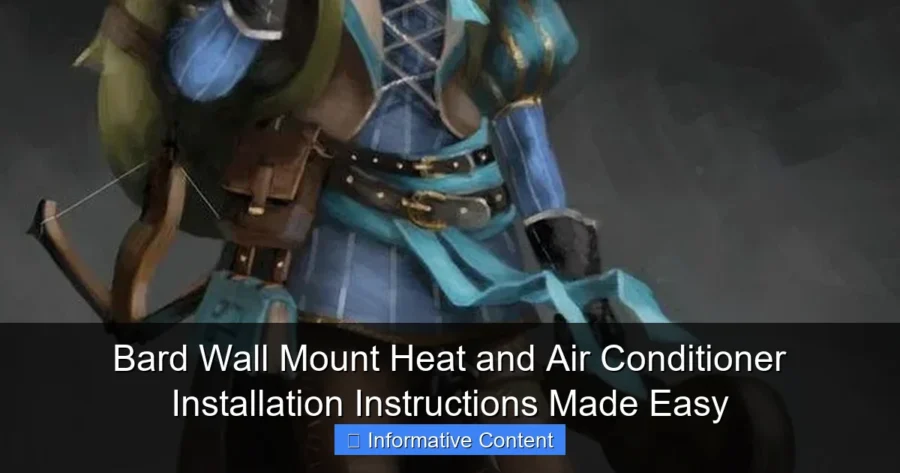 Bard Wall Mount Heat and Air Conditioner Installation Instructions Made Easy